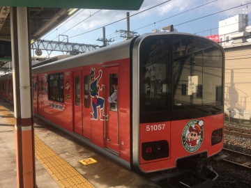 春日部駅でお見送り