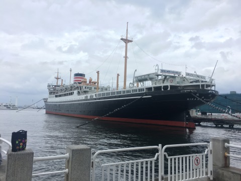 山下公園近くの氷川丸