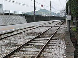 とでんの線路