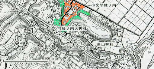 小文間城ノ内の地図