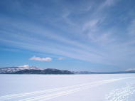屈斜路湖湖上