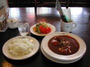オーチャードグラスの「ビーフシチュー」でお昼ご飯です^^。