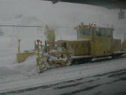 釧網線で除雪車を見るのは、初めてかもしれません。。