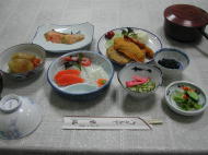 景福での夕食です。美味しかったよ♪