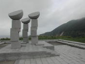 北追岬公園にあるモニュメント