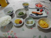 我家の朝食です。