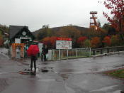 石炭歴史村です。紅葉がキレイ♪