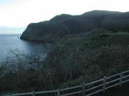 恵山岬。この季節は殺風景・・・・。
