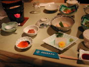 ホテルの夕食です。