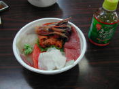 和商市場にてお馴染み「勝手丼」を頂きます♪