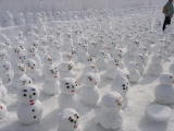 今年もやってました。雪だるまのギネスチャレンジ・・・