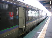 旭川から新千歳空港行きのSWAで。。。