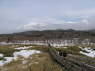 展望台から見ると天気は晴れてきて。。。