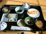 宿の朝食です。