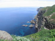 屏風岩展望台。海が美しい♪
