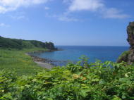 ここの景色は奥尻島一番のお気に入り♪