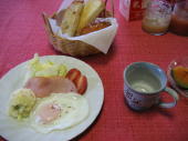 朝食です。