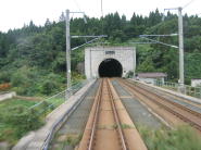 青函トンネル入り口