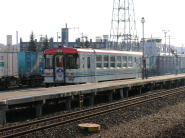 ホームに取り残された感じの銀河線車両・・・