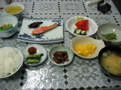 朝食・・・