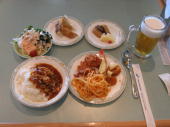 バイキングのお昼ご飯