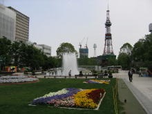 祭りの後の大通公園