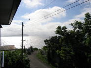 天売島の朝。天気はまあまあかな。。。