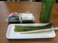 去年は食べられなかったアスパラ♪