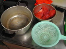 準備するもの。あと熱いお湯です。