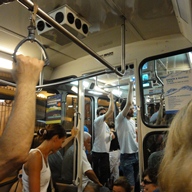 フニコラーレ車内
