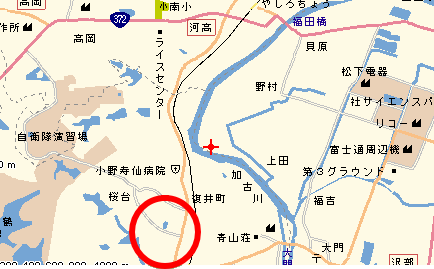 加西 加古川周辺の地図