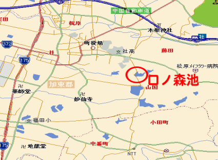 加古川周辺の地図
