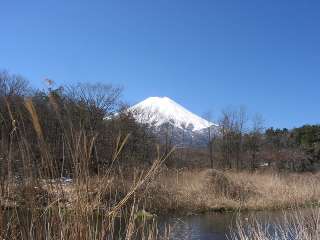 早春の富士山
