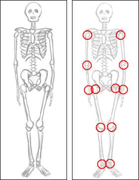 Opencanvasで描く簡単イラスト講座 人体のバランス2 身体を動かす