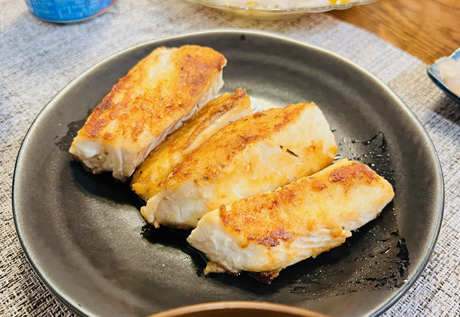 鱸のムニエル
