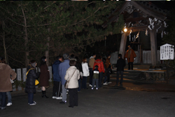 除夜の鐘　写真