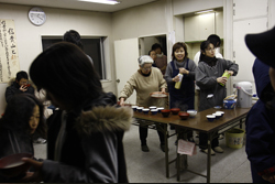 甘酒接待　写真