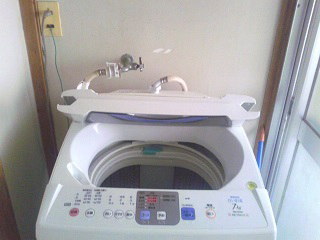 洗濯機用水栓（交換前）