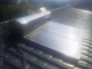 ソーラー（太陽熱温水器）施工前