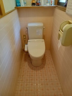 簡易水洗便器（トイレ）　／リフォーム後