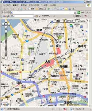 地図表示