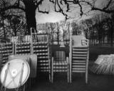 Les chaises entassees du Jardin des Tuilleries