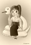 蛇使い娘