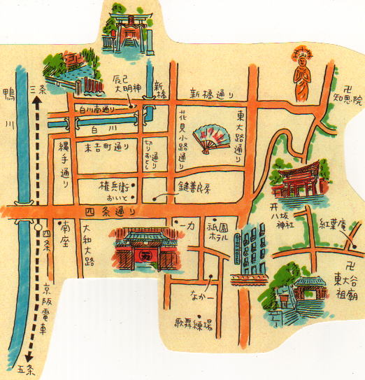 京都の地図